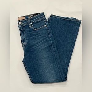 7 for Mankind High waisted slim kick jeans size 28, lightly used